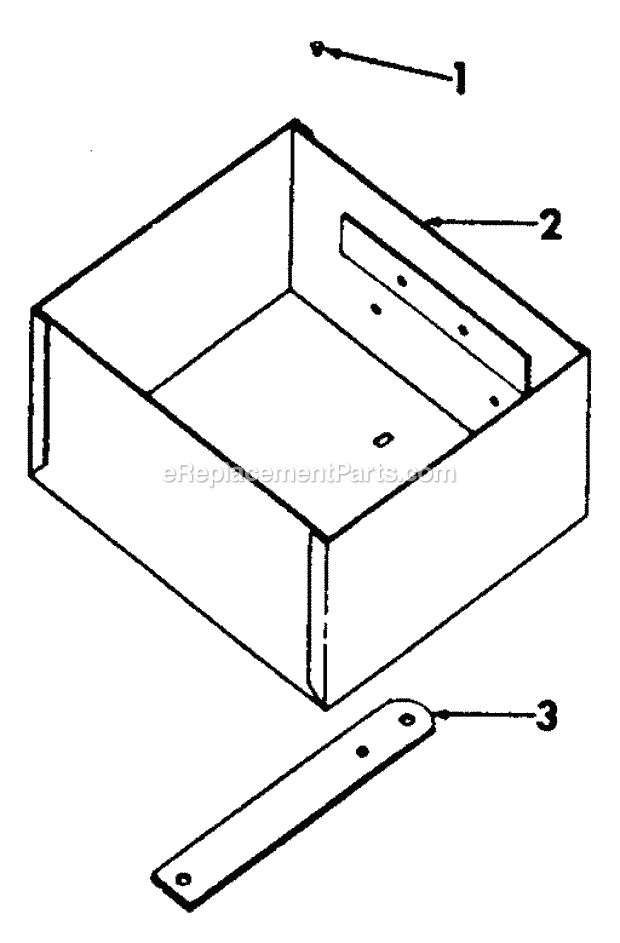Utility Box Diagram and Parts List for 1604 2050598U, 144-582-399, 145-582-399, 142-582-3 Cub Cadet Lawn Tractor